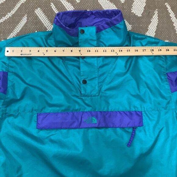 Vintage The North Face Nylon Coated With Acrylic Teal/Purple Tracksuit Sz Small - Picture 15 of 17